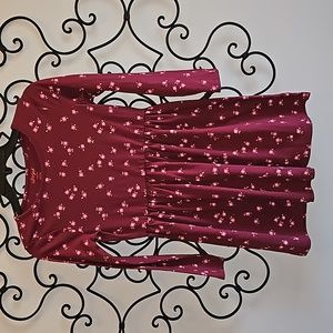 Cat & Jack Girls Long Sleeve Dress - L